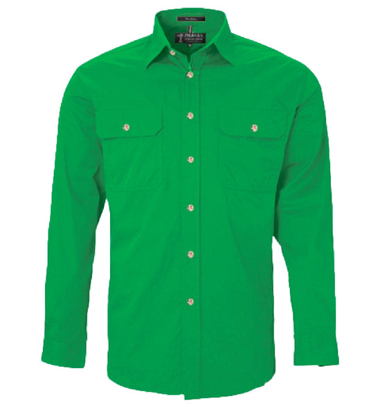 Pilbara Men's Open Front L/S Shirt - RM500BT