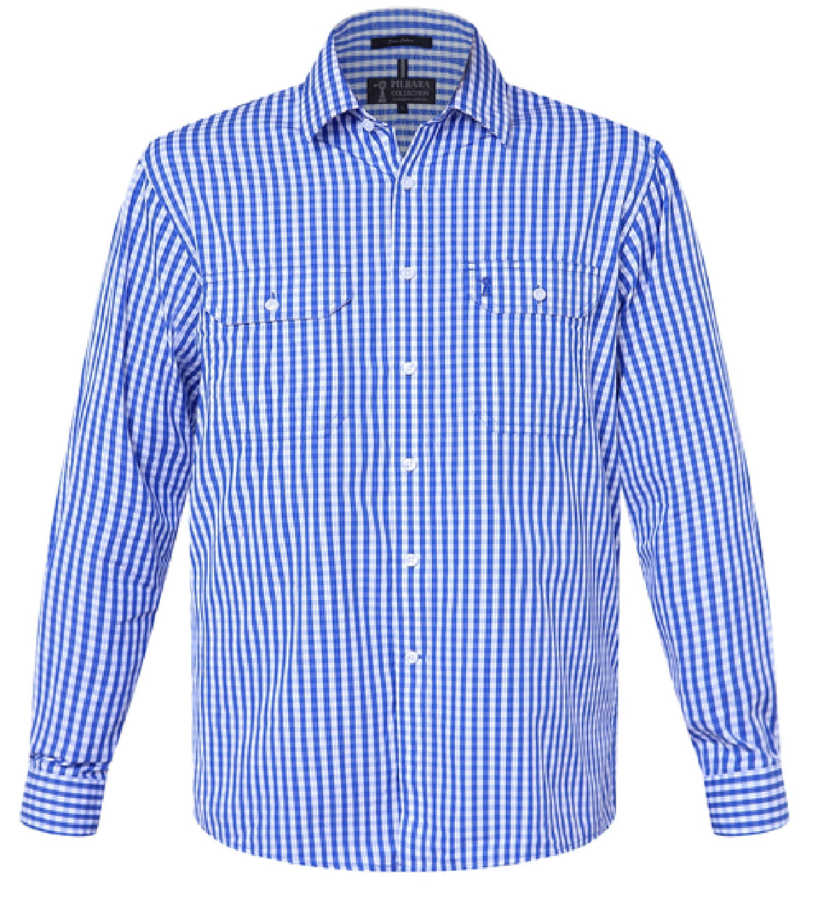 Ritemate Pilbara Men's Check Long Sleeve Shirt - RMPC004