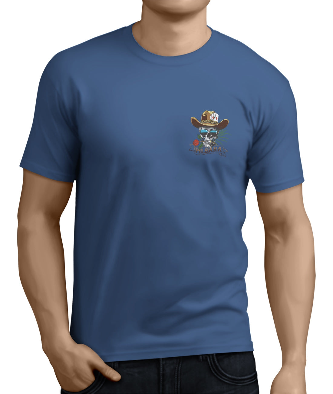 Pilbara Men's Waratah Skull T-Shirt - RMTC055
