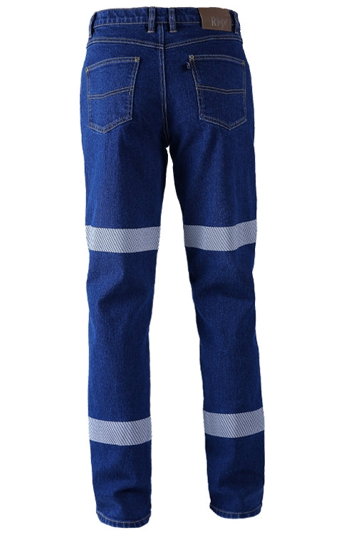 Ritemate RMX Flexible Fit Stretch Denim Jeans, Reflective