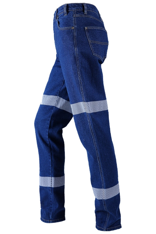 Ritemate RMX Flexible Fit Stretch Denim Jeans, Reflective