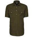 Ritemate Mens Pilbara Closed Front Short Sleeve Shirt - RM200CFS-Queensland Workwear Supplies