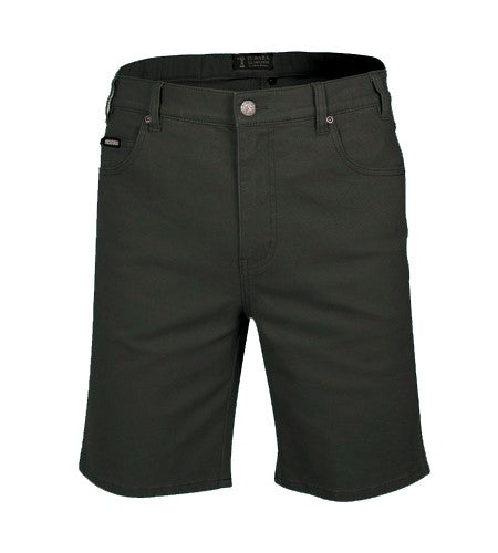 Ritemate Pilbara Men's Cotton Stretch Jean Short - RMPC033-Queensland Workwear Supplies