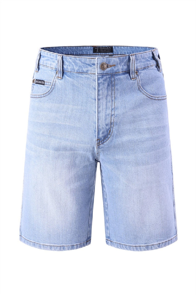 Ritemate Pilbara Men's Stretch Denim Jean Short - RMPC034-Queensland Workwear Supplies