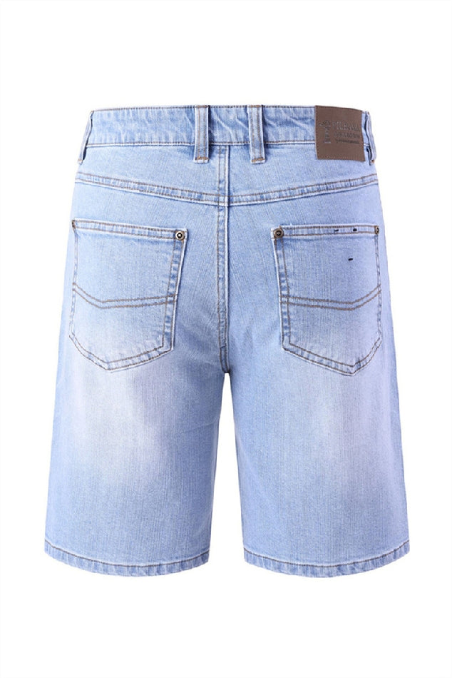 Ritemate Pilbara Men's Stretch Denim Jean Short - RMPC034-Queensland Workwear Supplies
