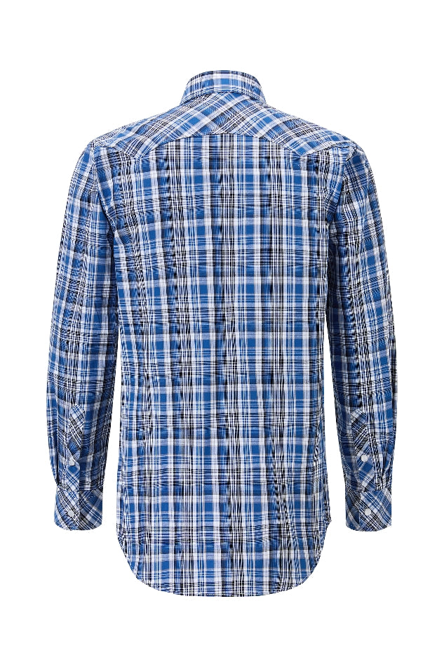 Ritemate Pilbara Western Men's Snap Button Long Sleeve Shirt - RMPW009-Queensland Workwear Supplies