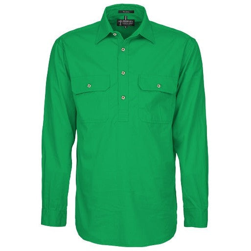 Ritemate Women's Pilbara Closed Front Long Sleeve Shirt - RM300CF-Queensland Workwear Supplies
