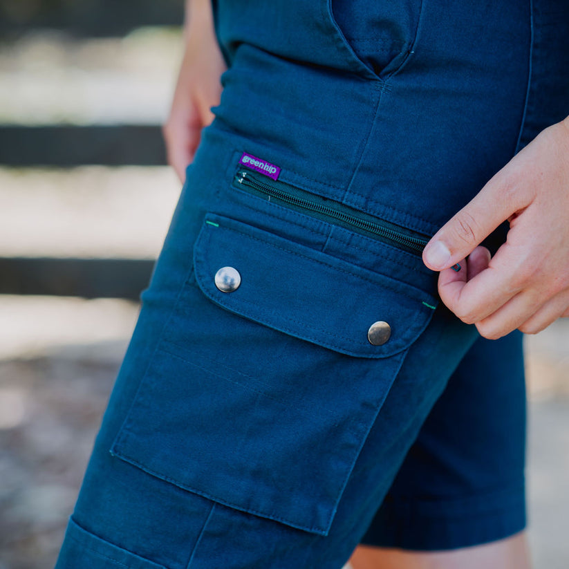 Green Hip Womens Cargo Shorts (Give Cargo) - S-GCAR