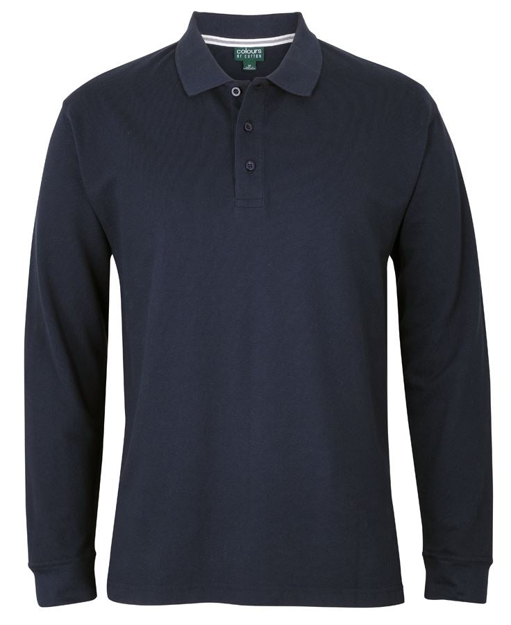 C OF C  L/S PIQUE POLO