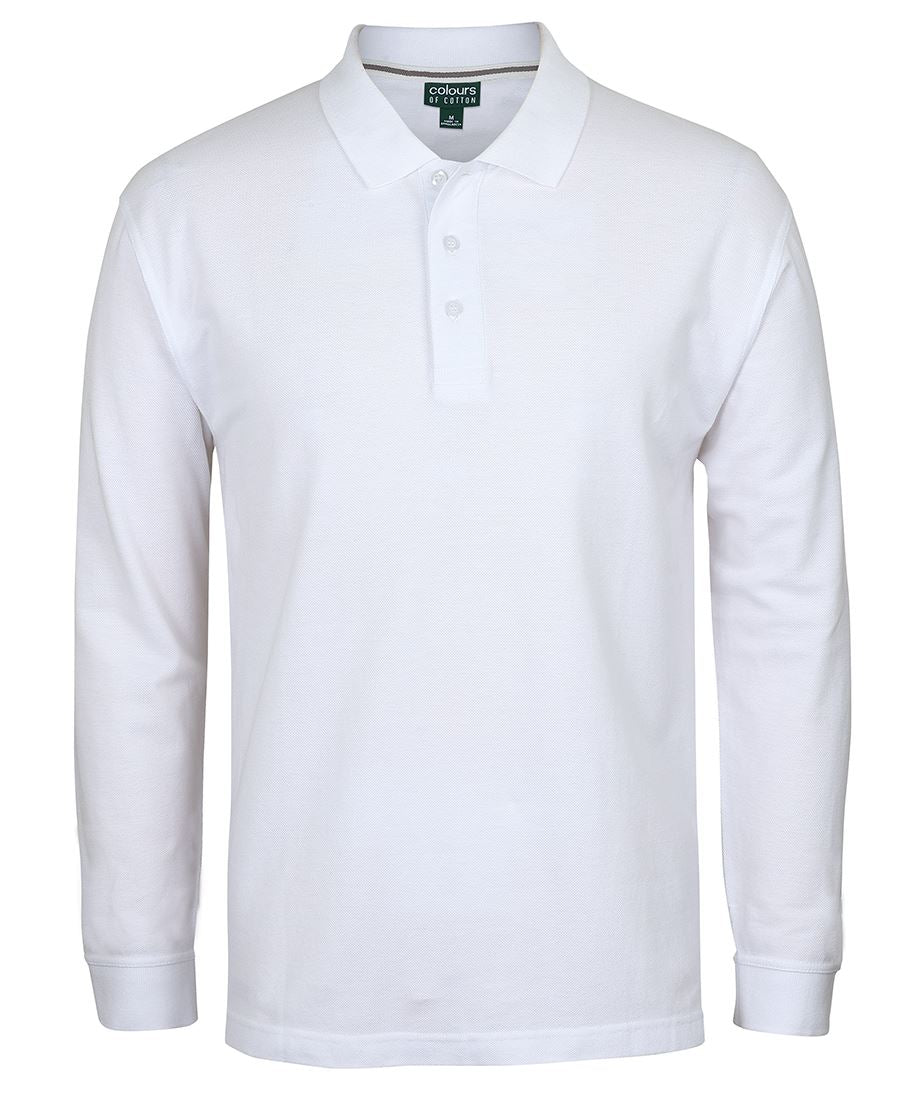 C OF C  L/S PIQUE POLO