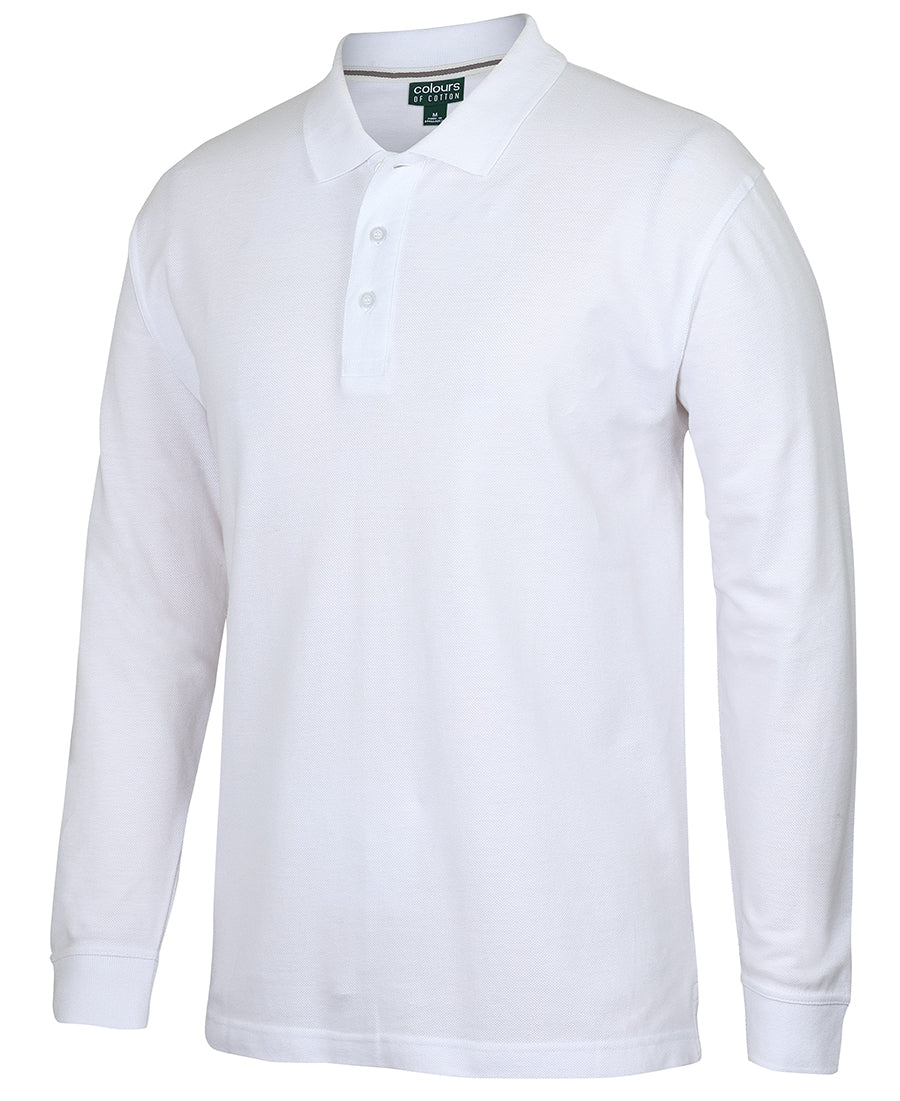 C OF C  L/S PIQUE POLO