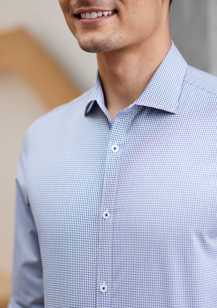 Fashion Biz Mens Bristol Tailored Long Sleeve Shirt - S339ML