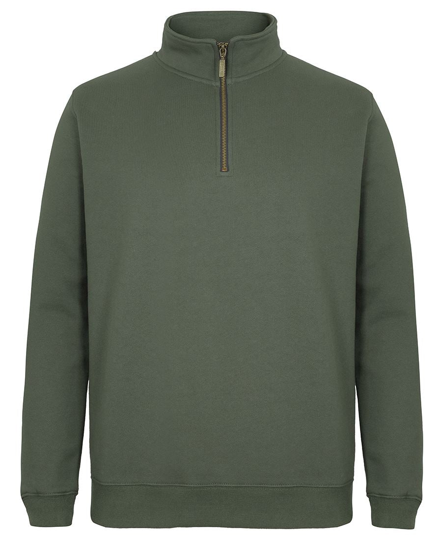 C OF C  1/2 BRASS ZIP SWEAT