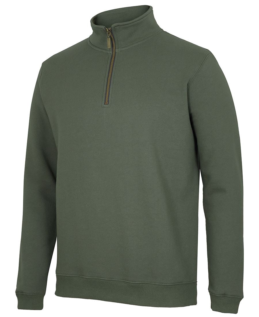 C OF C  1/2 BRASS ZIP SWEAT
