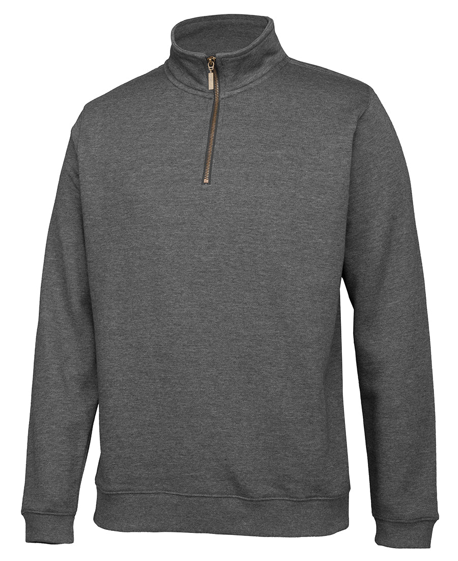 C OF C  1/2 BRASS ZIP SWEAT