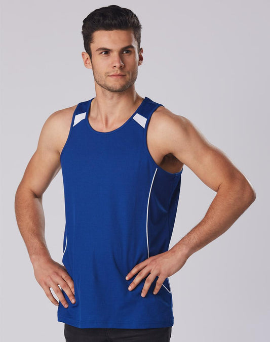 WINNING SPIRIT Men's Truedry Fashion Singlet - SL53