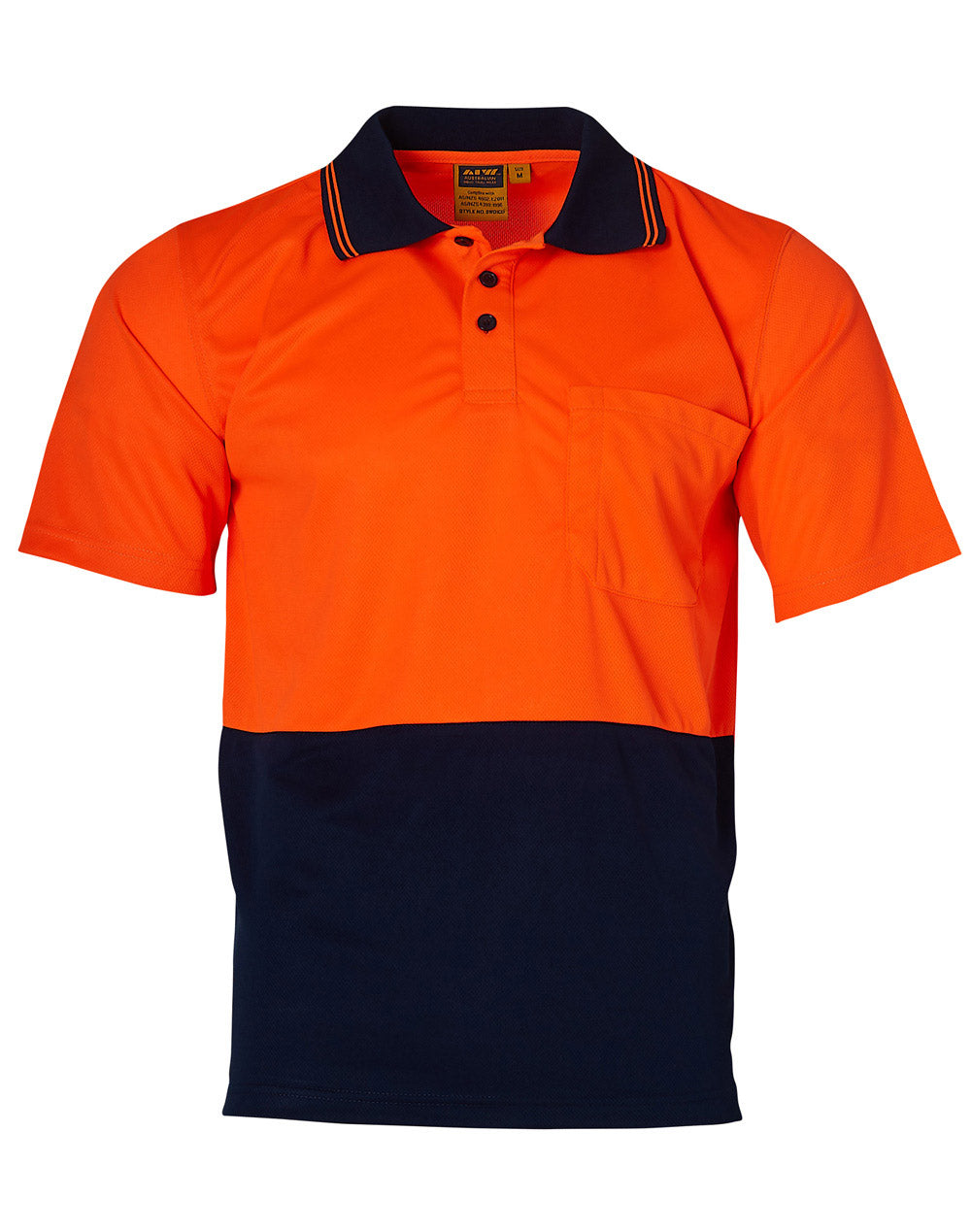 AIW Hi-Vis cooldry safety polo S/S - SW01CD