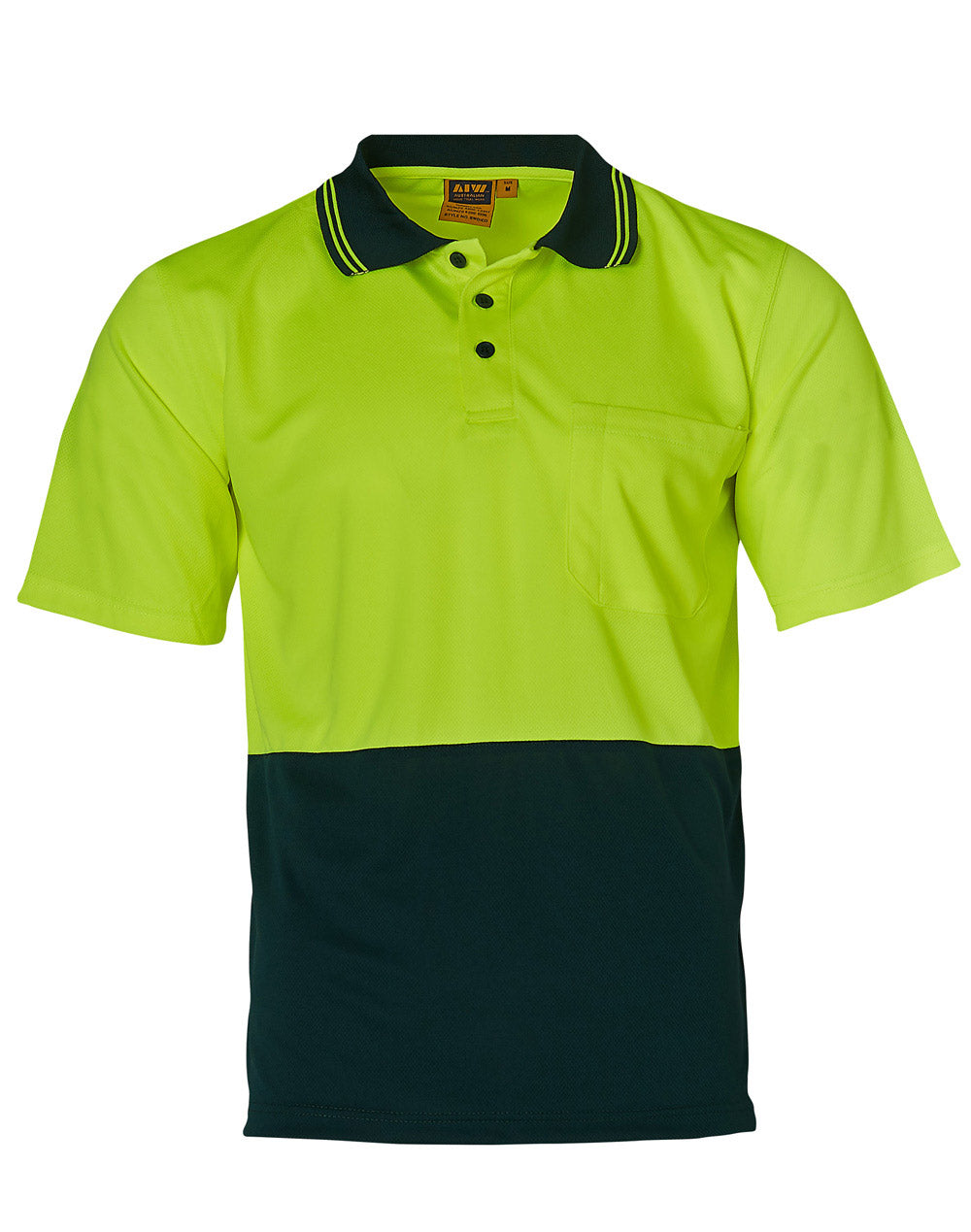 AIW Hi-Vis truedry safety polo S/S - SW01TD