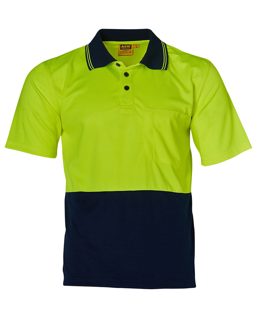 AIW Hi-Vis truedry safety polo S/S - SW01TD