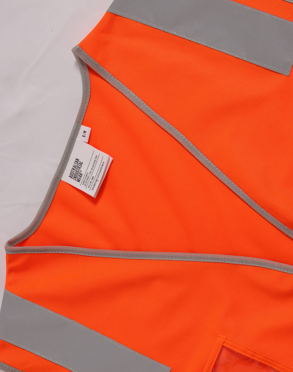 AIW Hi Vis Safety Zip Vest With ID & Utility Pockets - SW04