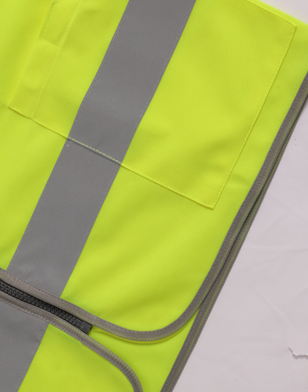 AIW Hi Vis Safety Zip Vest With ID & Utility Pockets - SW04