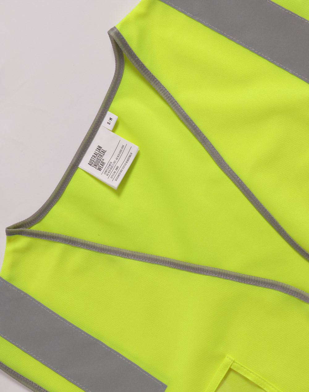 AIW Hi Vis Safety Zip Vest With ID & Utility Pockets - SW04