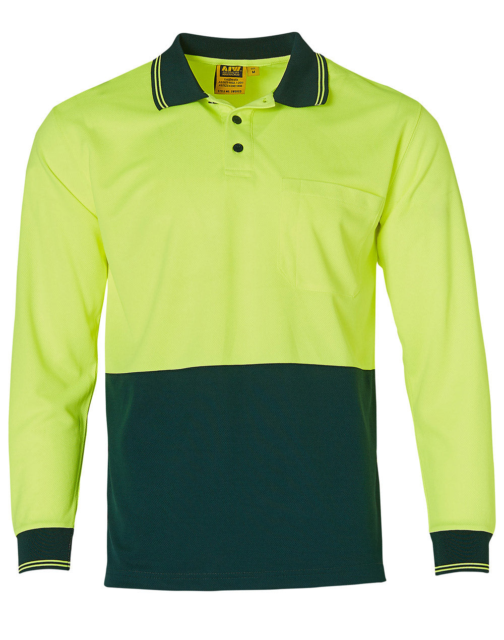 AIW Hi-Vis cooldry safety polo L/S - SW05CD