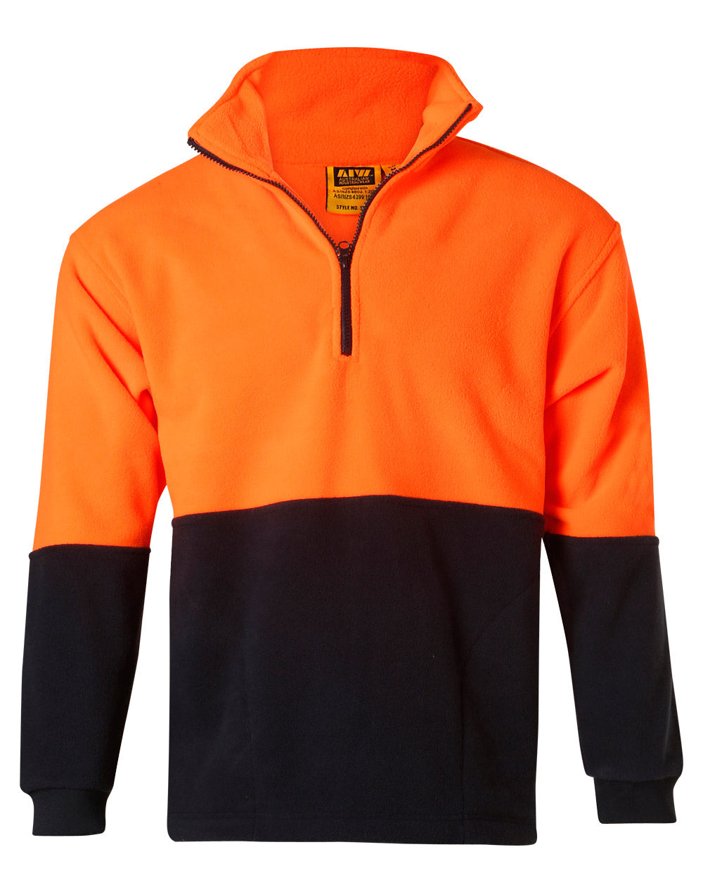 AIW Hi-Vis polar fleece half zip pullover - SW07