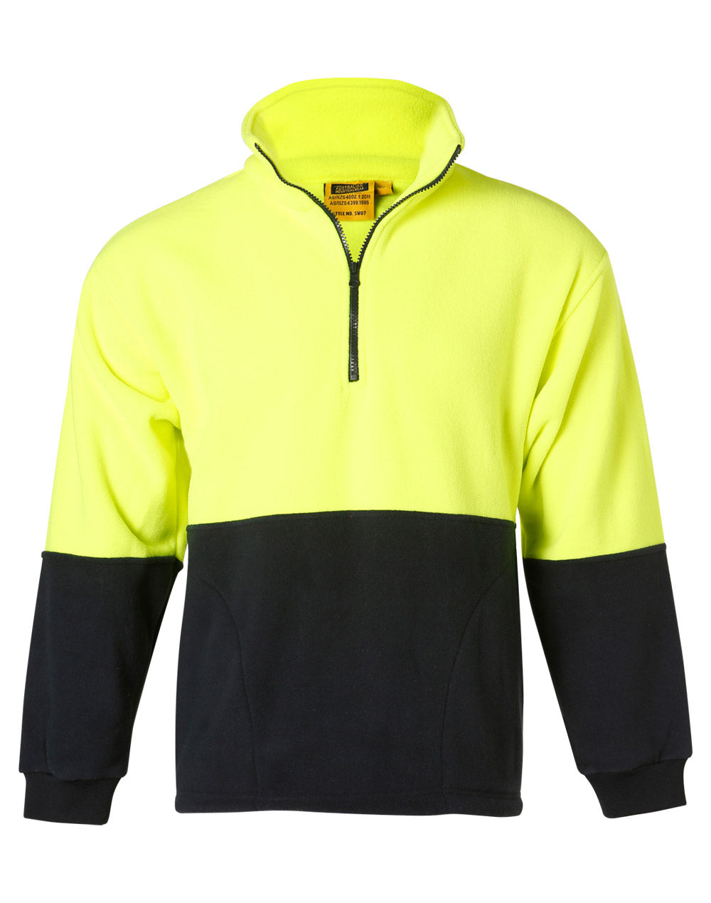 AIW Hi-Vis polar fleece half zip pullover - SW07