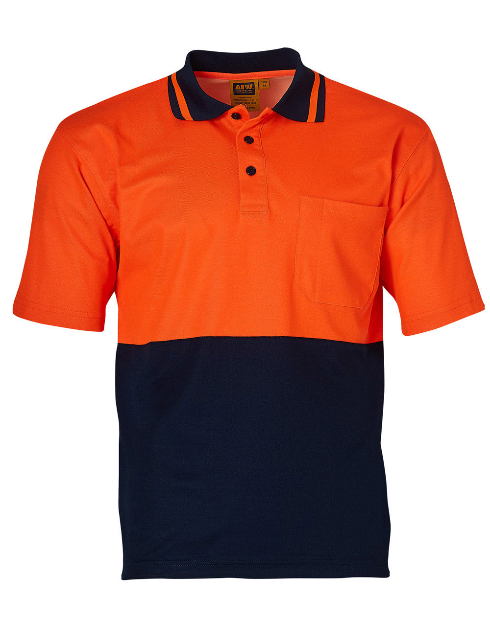 AIW Hi-Vis truedry safety polo S/S - SW12