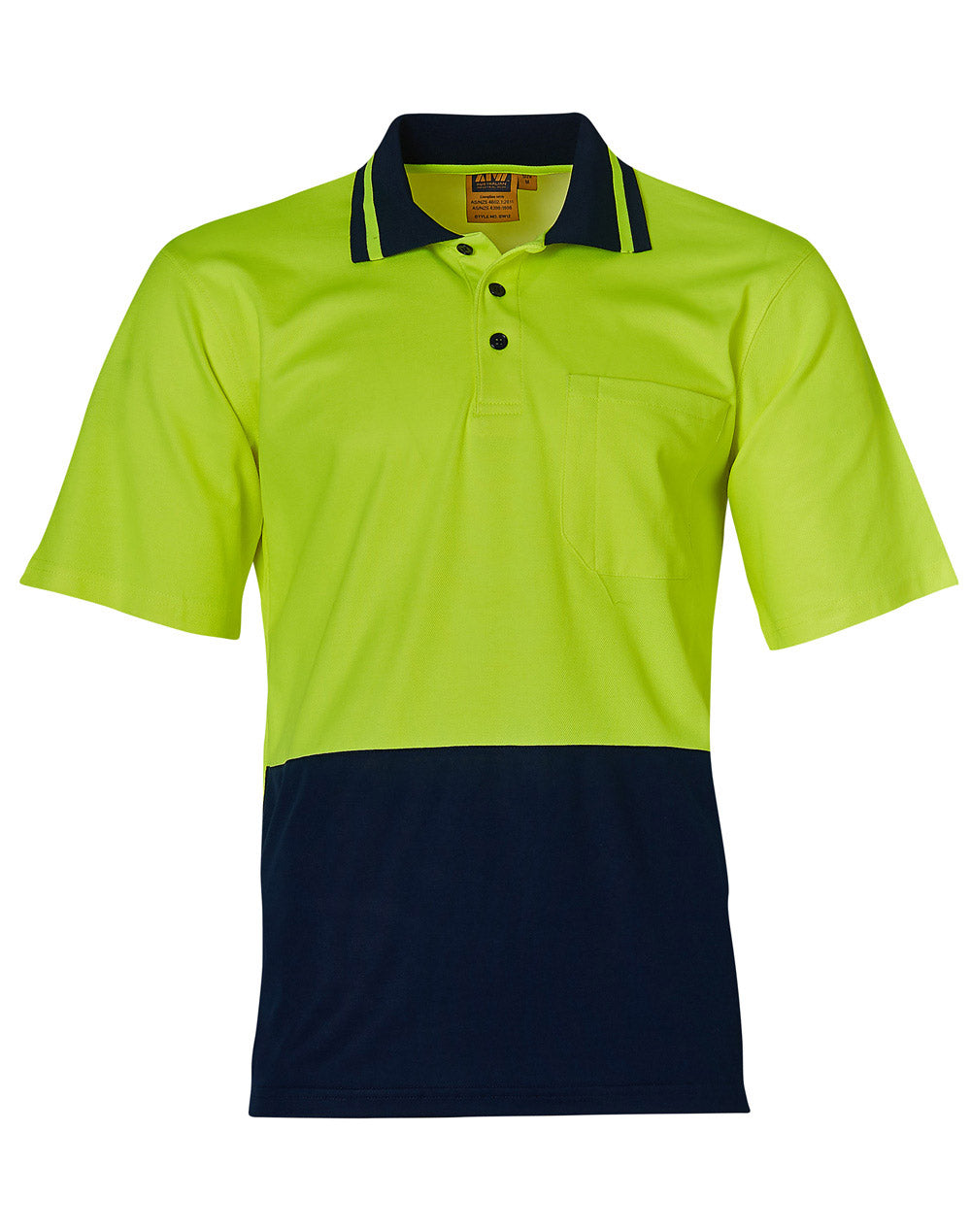 AIW Hi-Vis truedry safety polo S/S - SW12