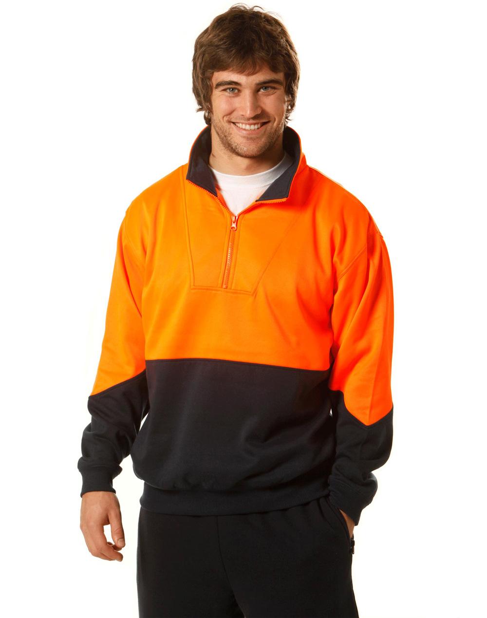 AIW Hi-Vis L/S windcheater collar - SW13A