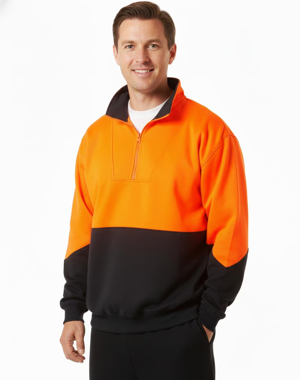 AIW Hi-Vis Polar Fleece Full Zip Jacket - SW84