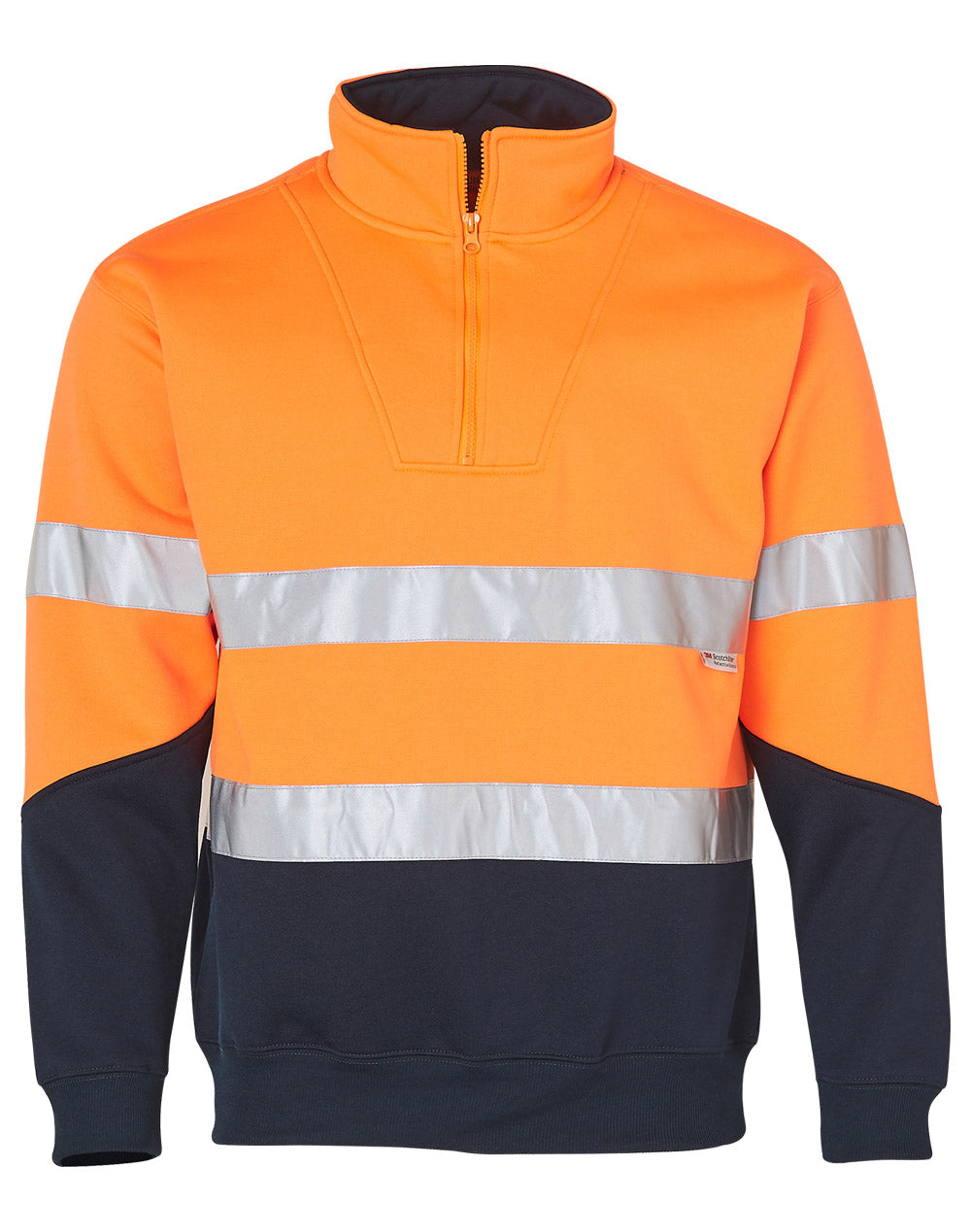 AIW Hi-Vis L/S Fleecy Collar Sweater 3M Tapes - SW14