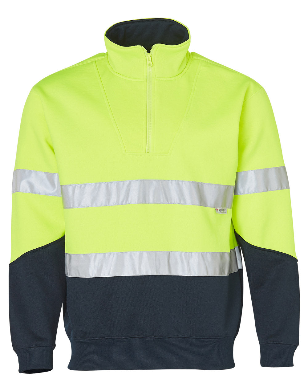 AIW Hi-Vis L/S Fleecy Collar Sweater 3M Tapes - SW14
