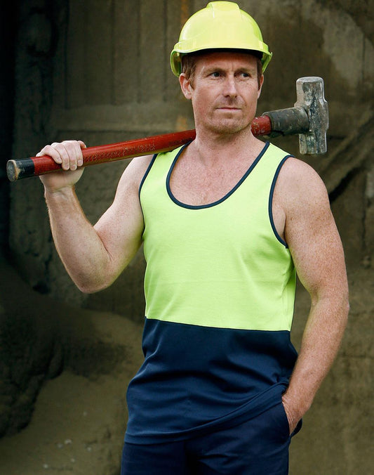 AIW Hi-Vis TrueDry Mesh Knit Safety Singlet - SW15