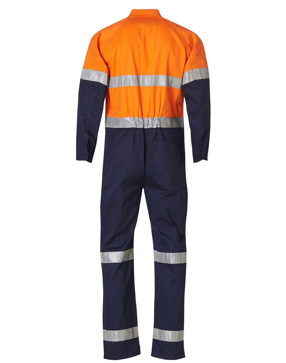 AIW Hi-Vis Men's Light Weight Cotton Coverall with 3M Tape-Regular - SW207