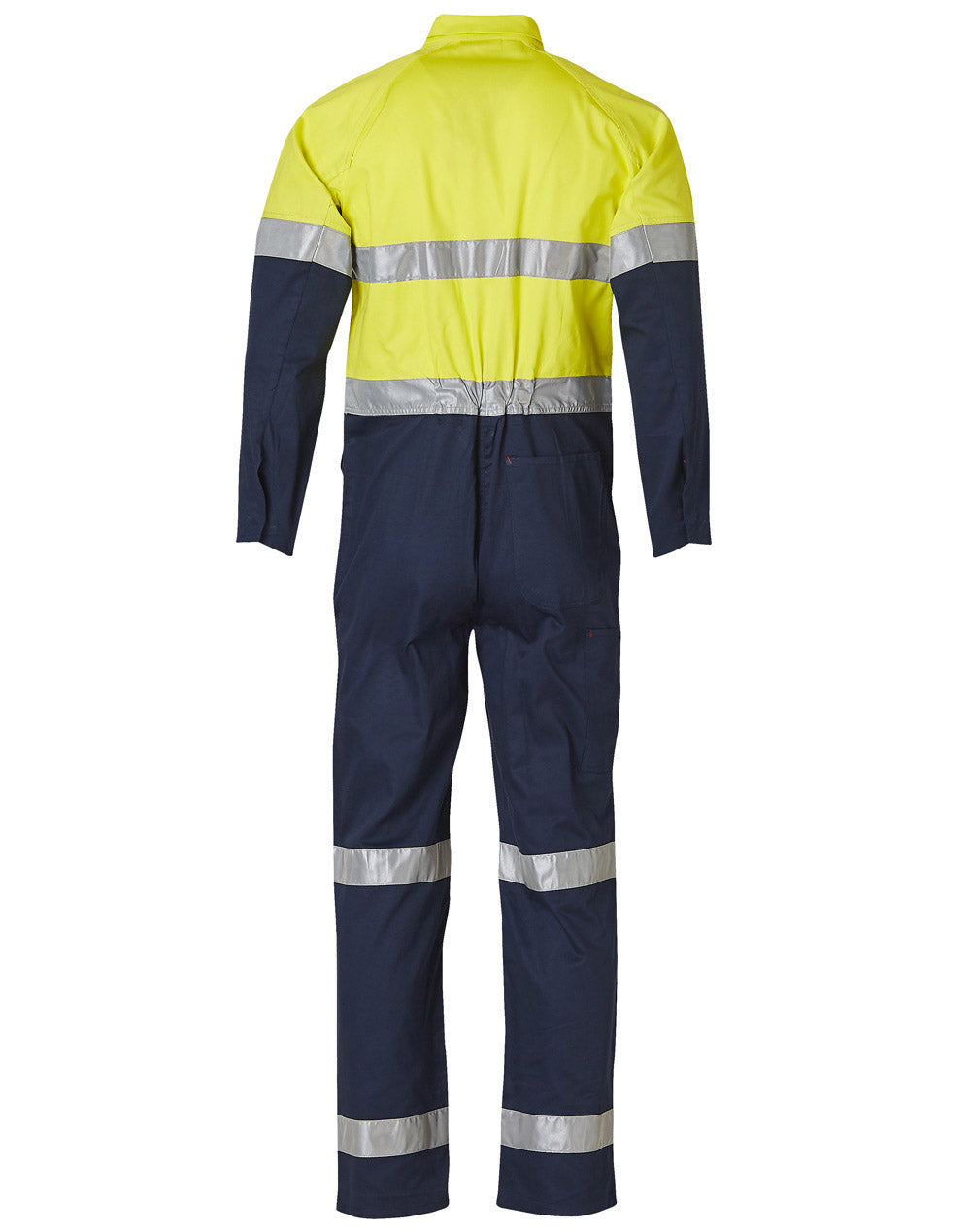 AIW Hi-Vis Men's Light Weight Cotton Coverall with 3M Tape-Regular - SW207