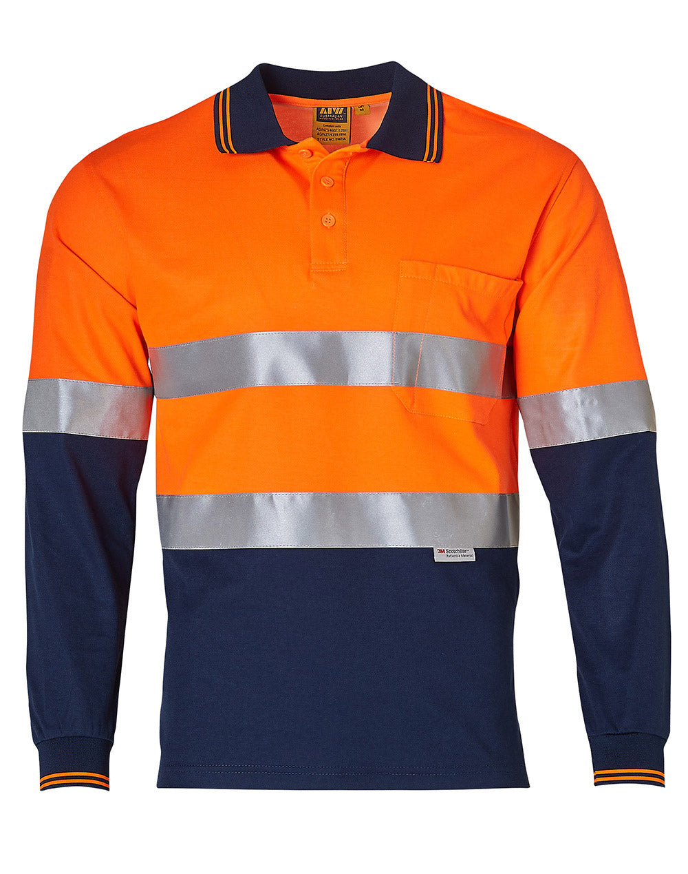 AIW Men's Truedry Safety L/S 3M tape - SW21A