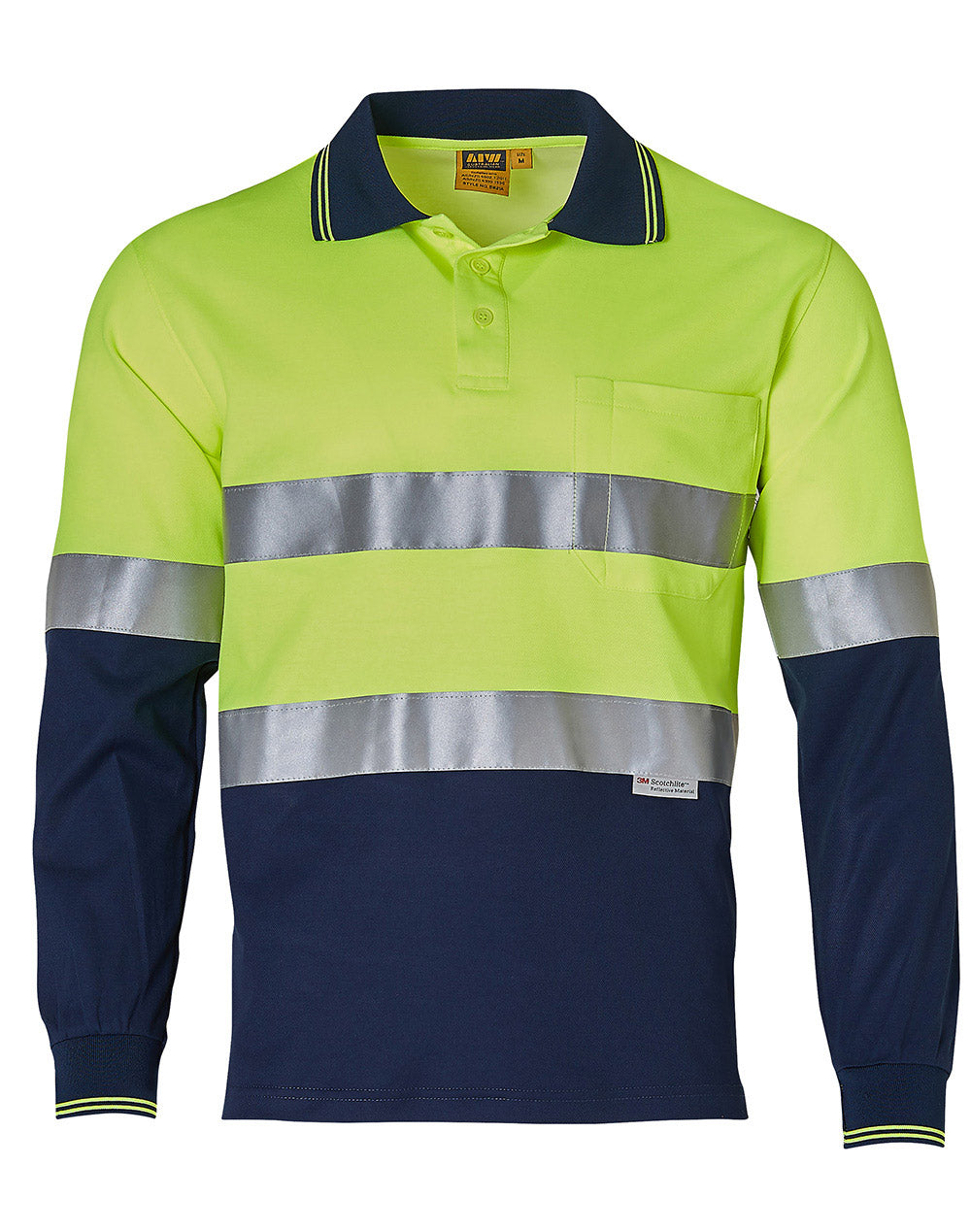 AIW Men's Truedry Safety L/S 3M tape - SW21A