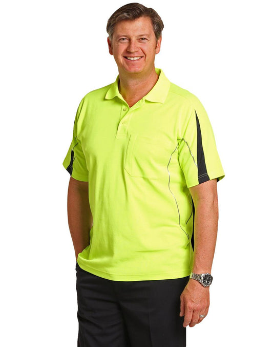 AIW Men's Fashion Hi-Vis S/S Polo - SW25A