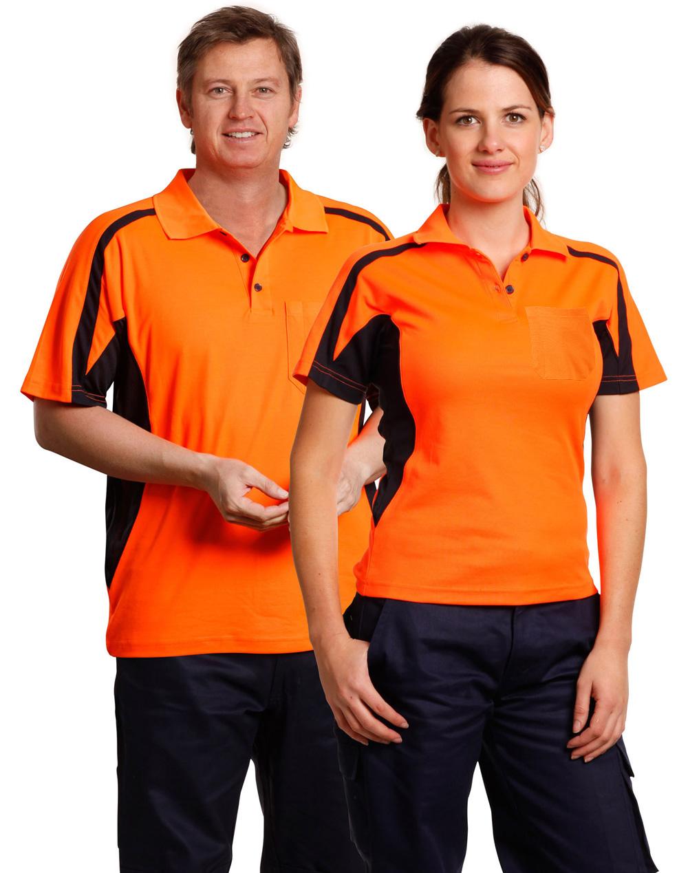 AIW mens truedry S/S safety polo - SW25