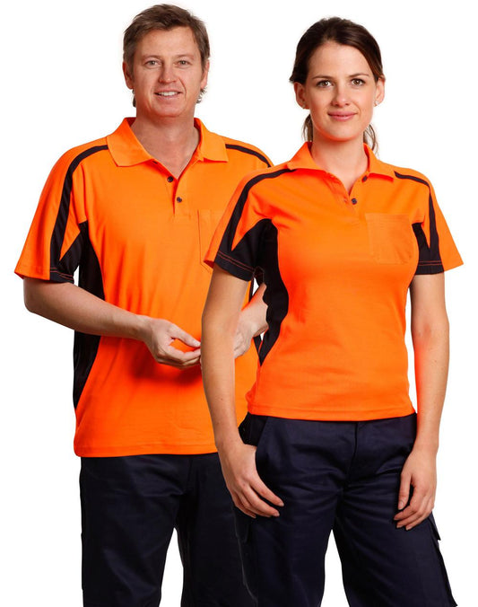 AIW mens truedry S/S safety polo - SW25