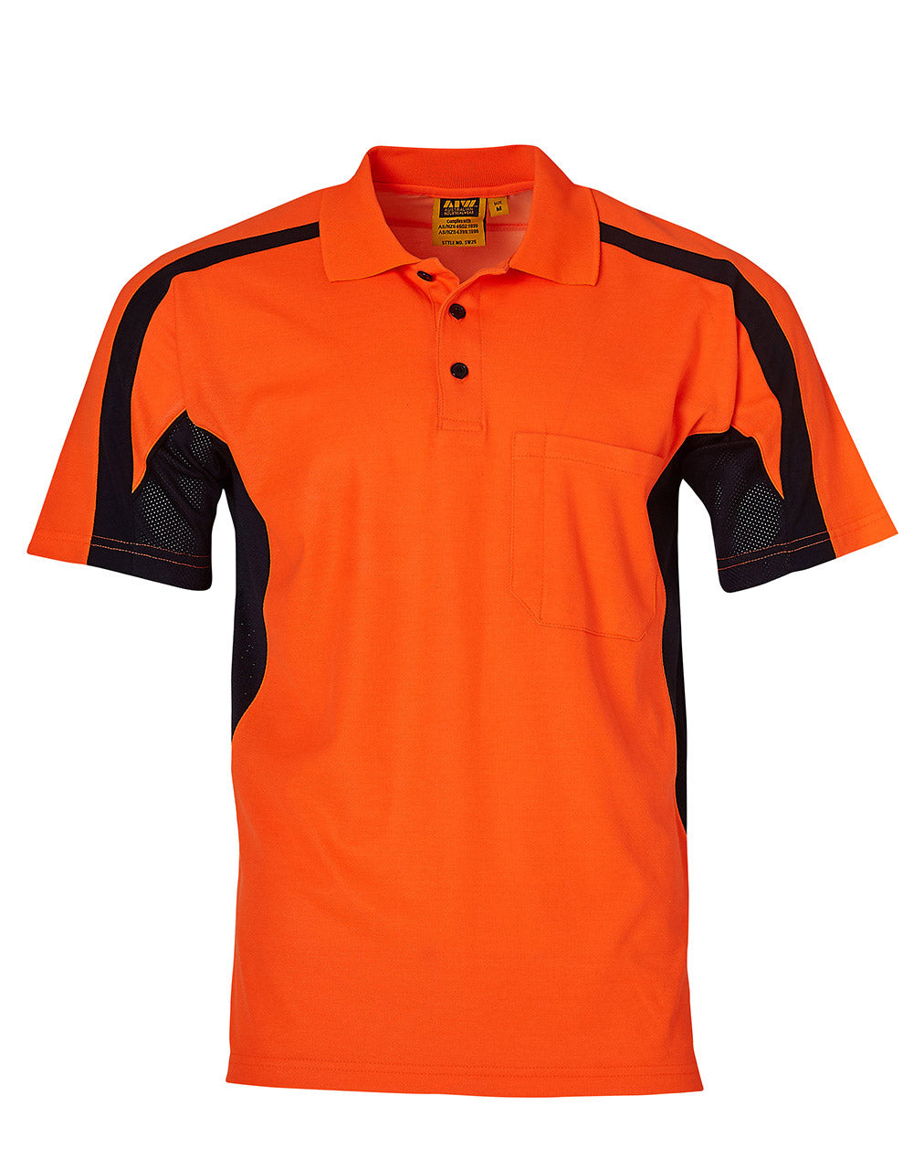 AIW mens truedry S/S safety polo - SW25
