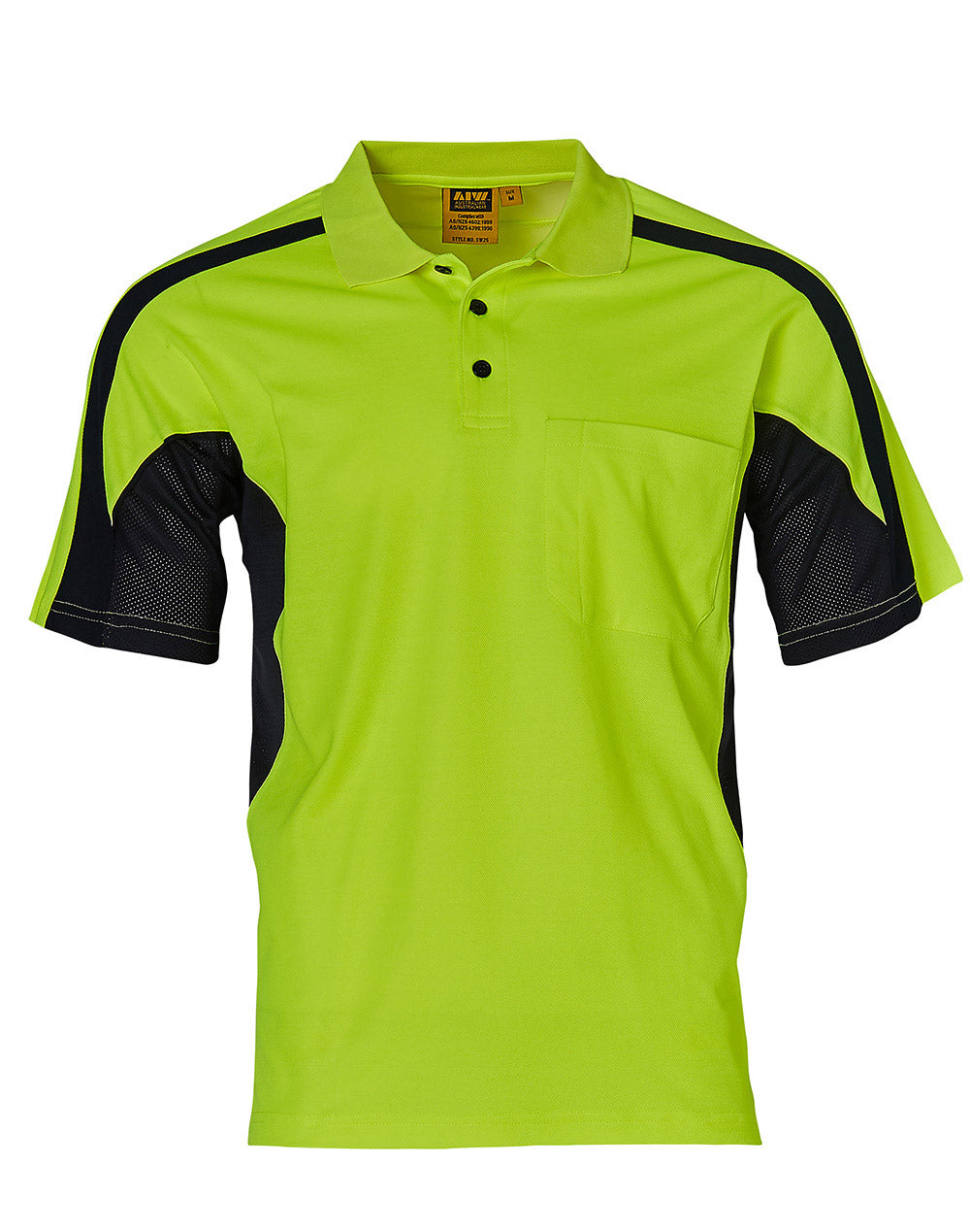 AIW mens truedry S/S safety polo - SW25