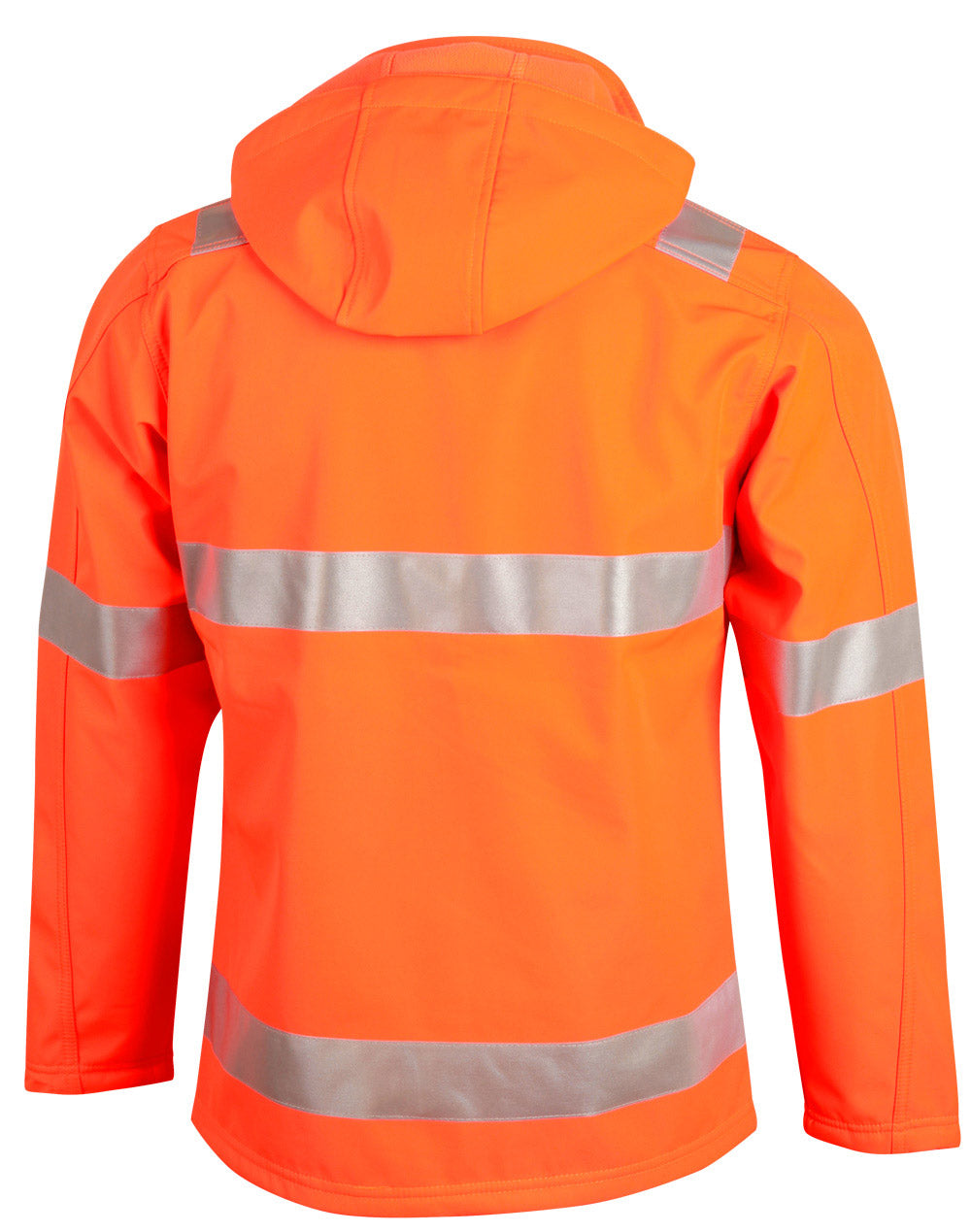 AIW Hi-Vis Softshell Hooded Jacket With 3M Tape - SW30