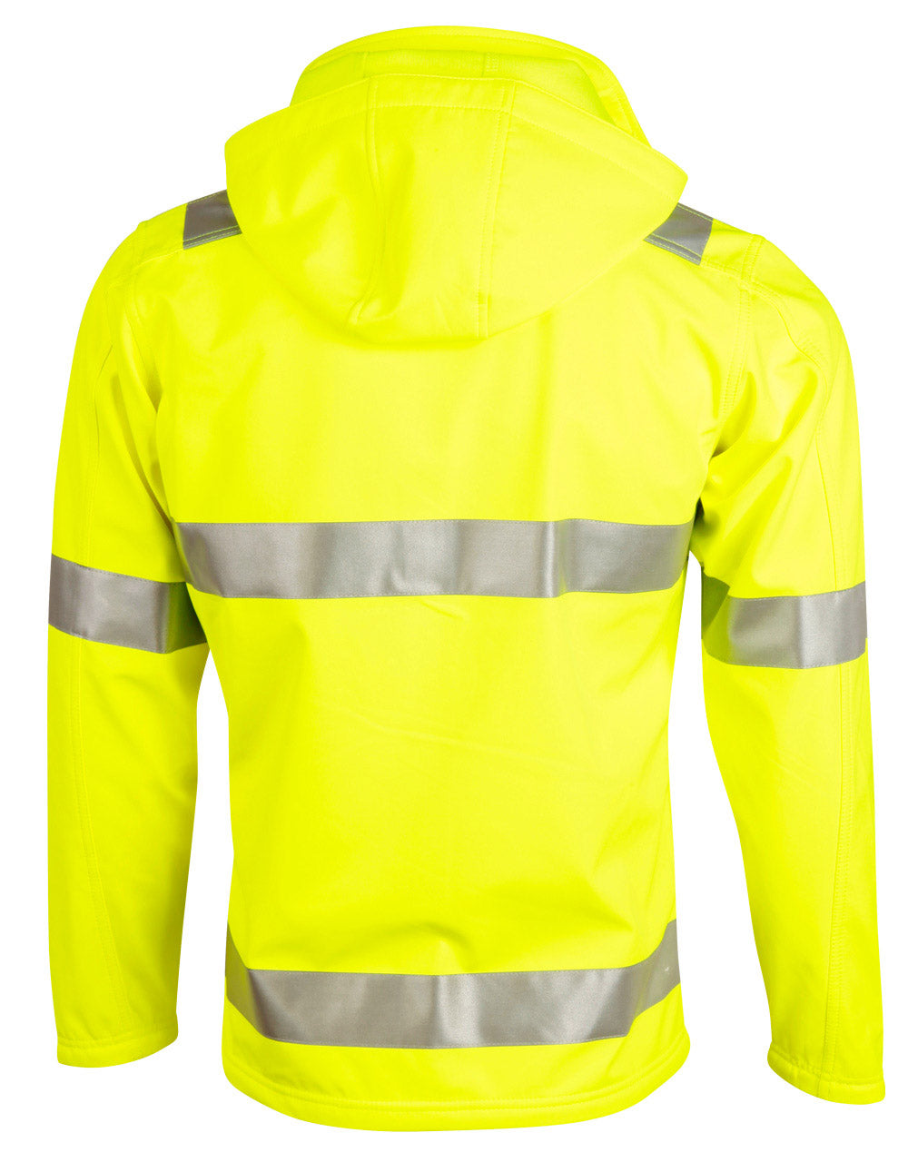 AIW Hi-Vis Softshell Hooded Jacket With 3M Tape - SW30