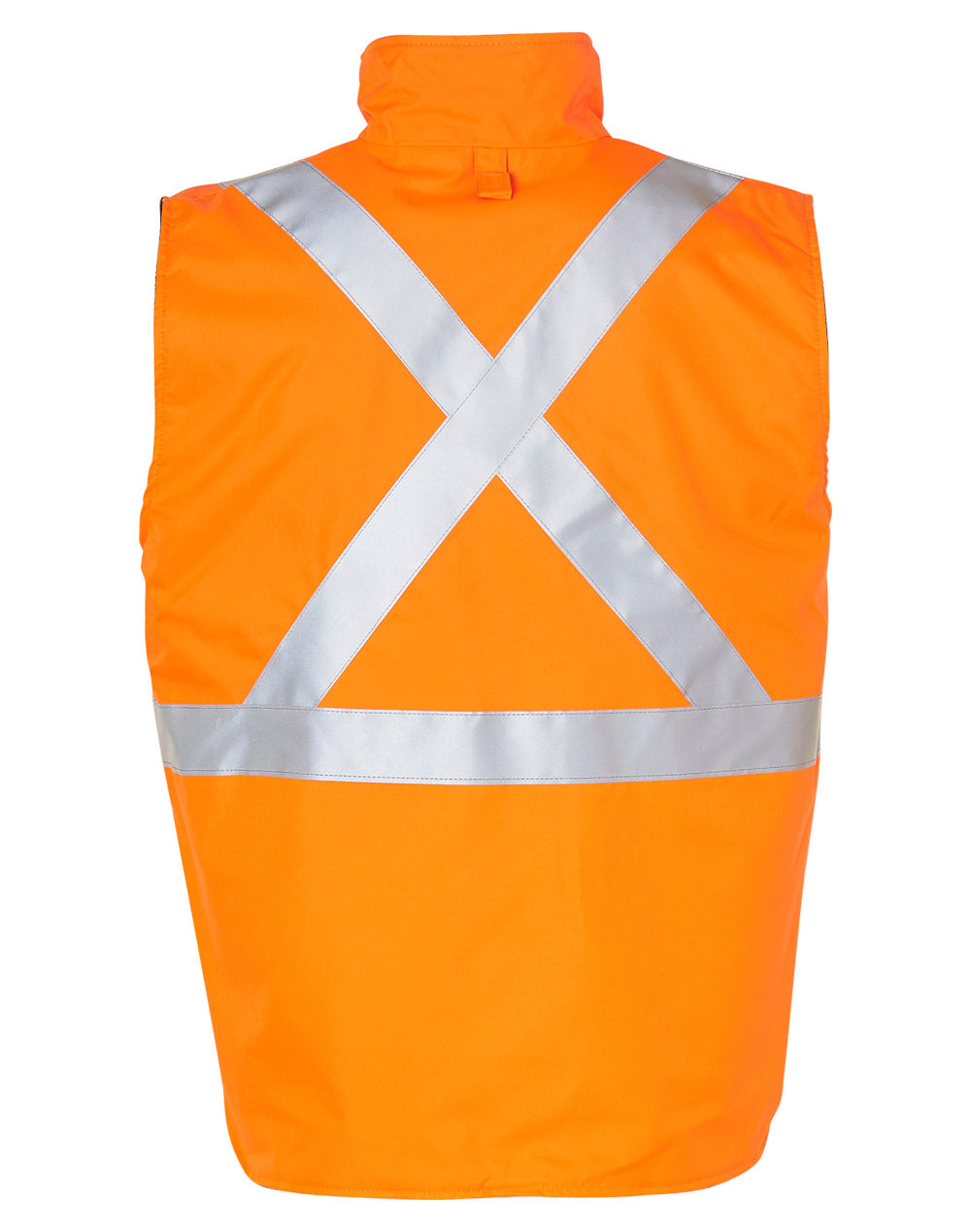 AIW Hi-Vis Reversible Safety Vest With X Pattern 3M Tapes - SW37