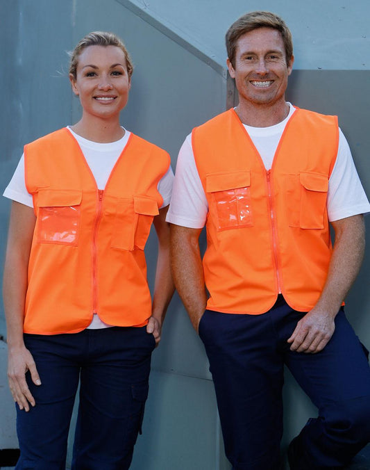 AIW Hi-Vis Safety Vest with ID Pocket - SW41