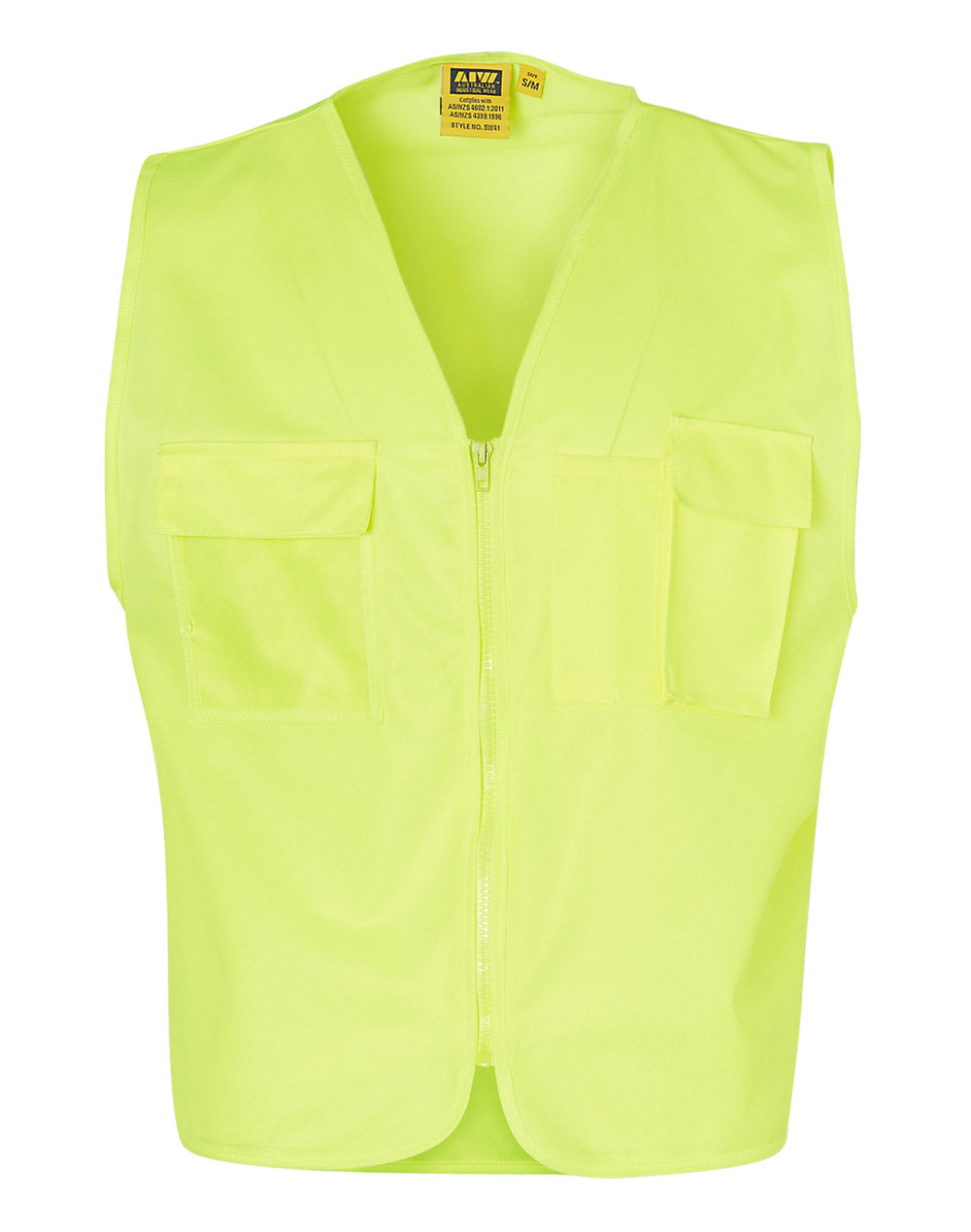 AIW Hi-Vis Safety Vest with ID Pocket - SW41